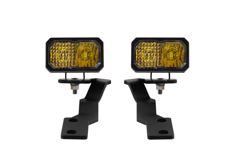Toyota Tacoma LED Light Pods - Diode Dynamics - Stage Series 2in - Sport Yellow - `16-`23 Toyota Tacoma LED Light Pods - Diode Dynamics - Stage Series 2in - Sport Yellow - `16-`23